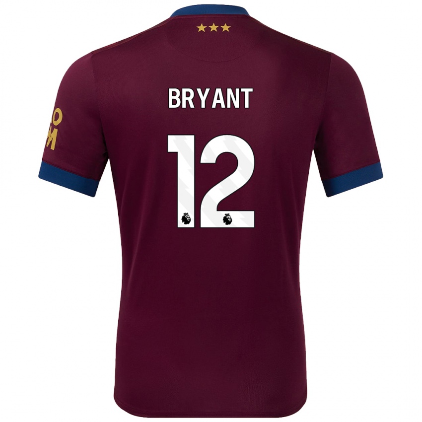 Niño Camiseta Issy Bryant #12 Marrón 2ª Equipación 2024/25 La Camisa Argentina