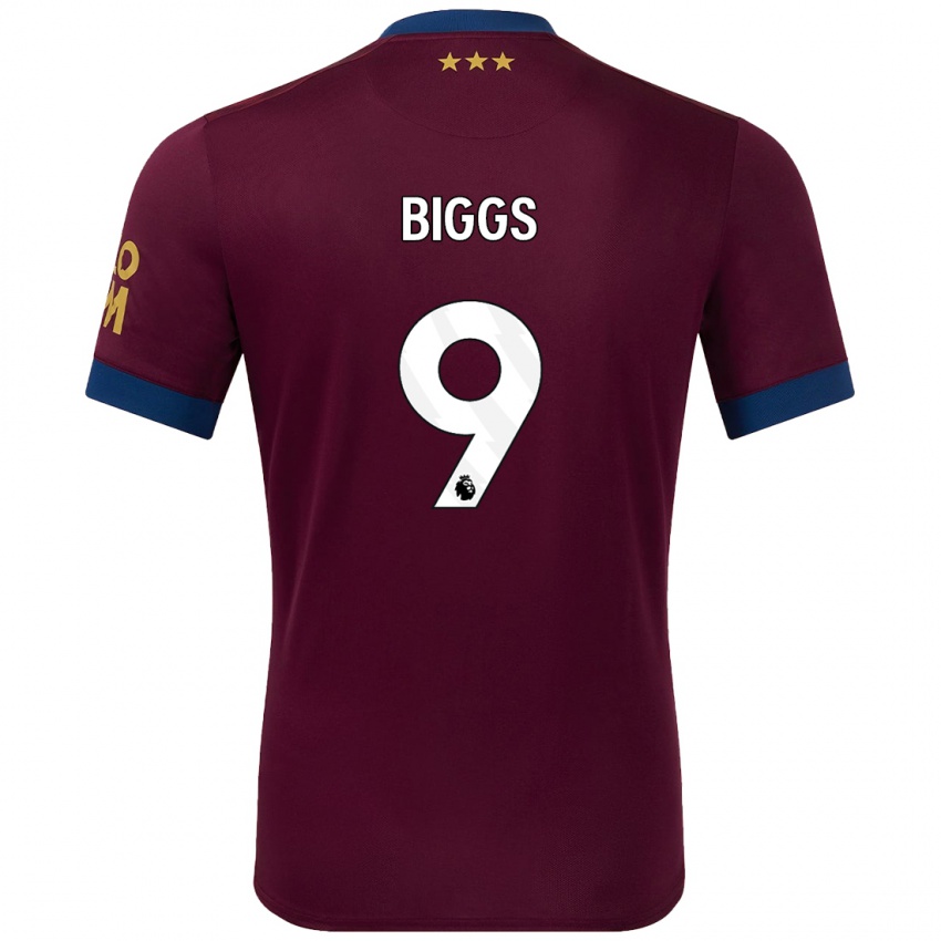 Niño Camiseta Maddie Biggs #9 Marrón 2ª Equipación 2024/25 La Camisa Argentina