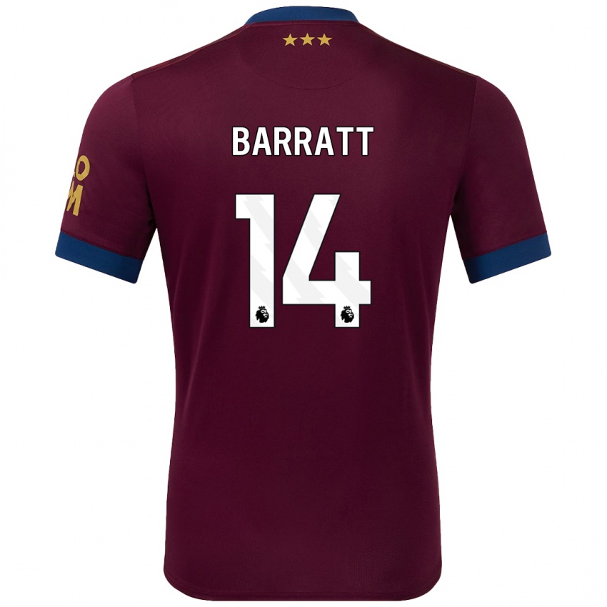 Niño Camiseta Zoe Barratt #14 Marrón 2ª Equipación 2024/25 La Camisa Argentina