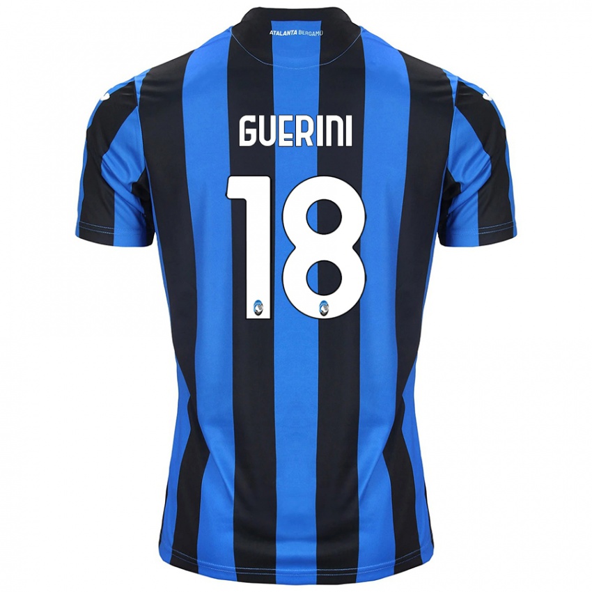 Hombre Camiseta Alessio Guerini #18 Azul Negro 1ª Equipación 2024/25 La Camisa Argentina