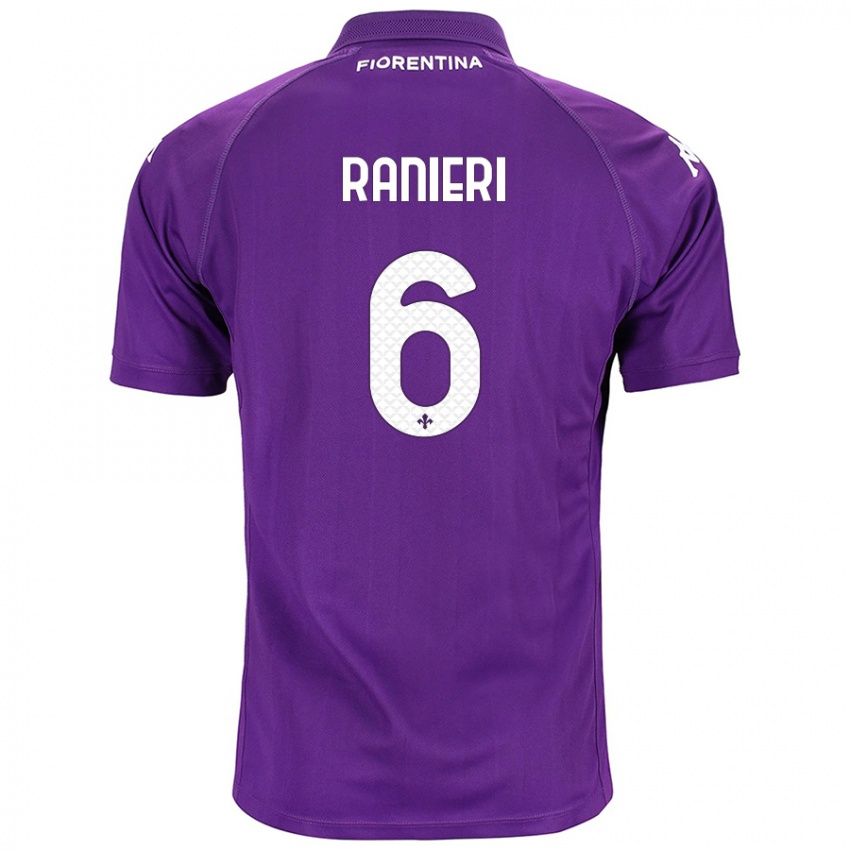 Hombre Camiseta Luca Ranieri #6 Morado 1ª Equipación 2024/25 La Camisa Argentina