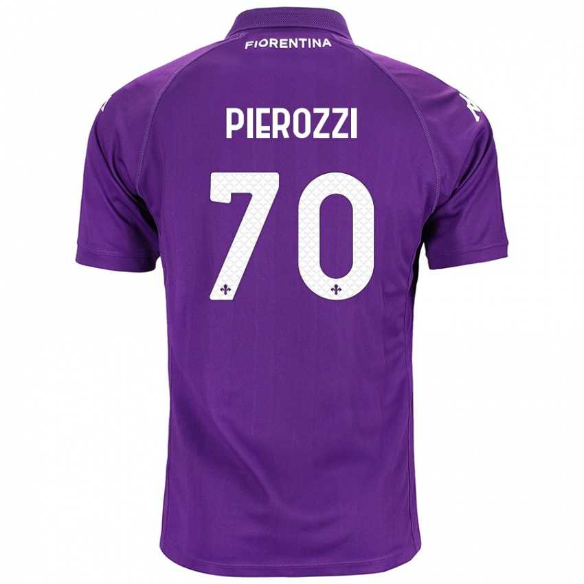 Hombre Camiseta Niccolo Pierozzi #70 Morado 1ª Equipación 2024/25 La Camisa Argentina