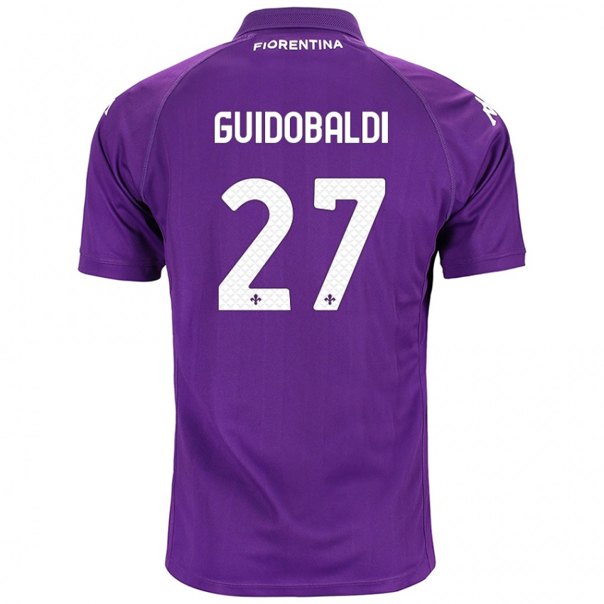 Hombre Camiseta Filippo Guidobaldi #27 Morado 1ª Equipación 2024/25 La Camisa Argentina