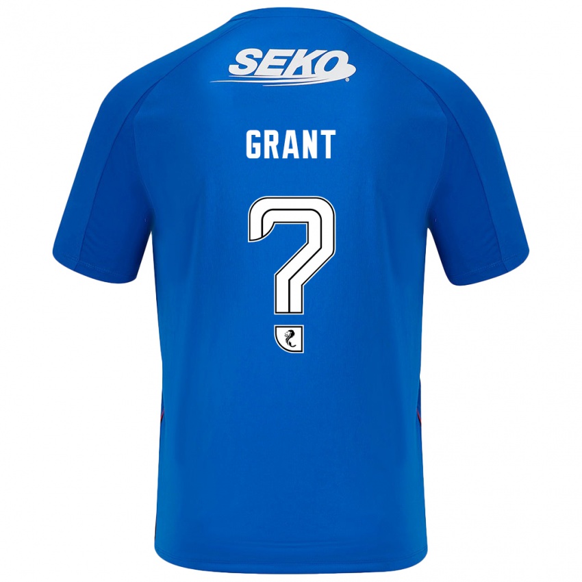 Hombre Camiseta Leyton Grant #0 Azul Oscuro 1ª Equipación 2024/25 La Camisa Argentina