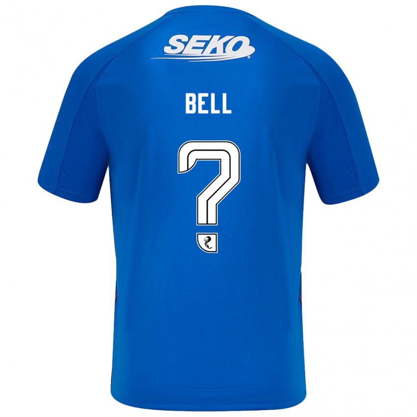 Hombre Camiseta Cameron Bell #0 Azul Oscuro 1ª Equipación 2024/25 La Camisa Argentina