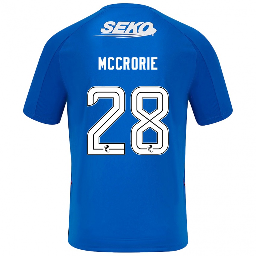 Hombre Camiseta Robby Mccrorie #28 Azul Oscuro 1ª Equipación 2024/25 La Camisa Argentina