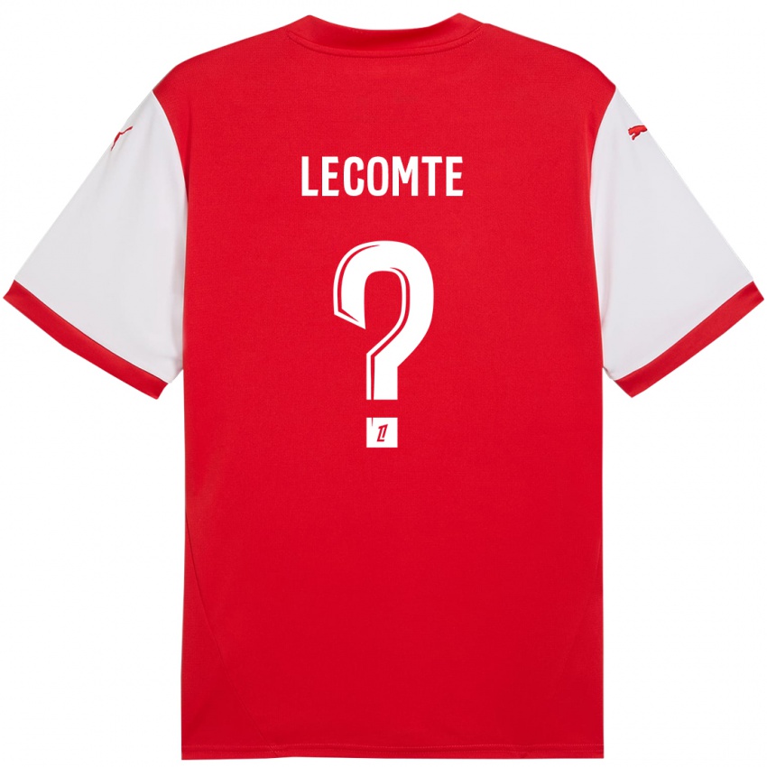 Hombre Camiseta Benjamin Lecomte #0 Rojo Blanco 1ª Equipación 2024/25 La Camisa Argentina