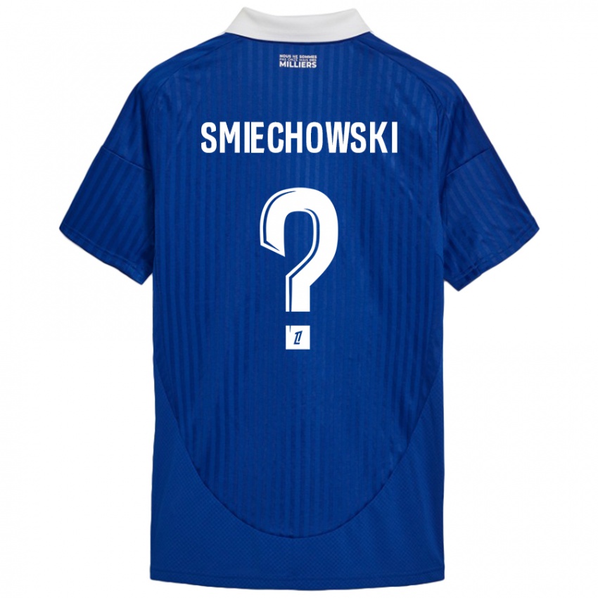 Hombre Camiseta Artur Smiechowski #0 Azul Blanco 1ª Equipación 2024/25 La Camisa Argentina