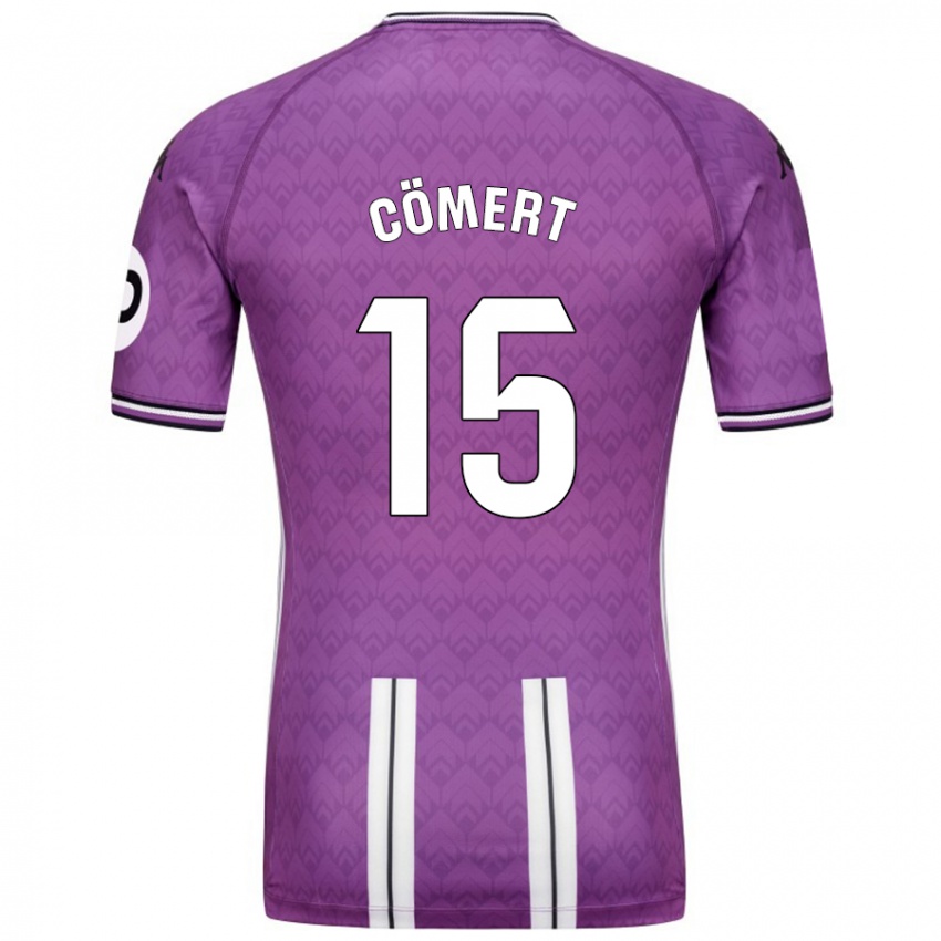 Hombre Camiseta Eray Cömert #15 Púrpura Blanco 1ª Equipación 2024/25 La Camisa Argentina