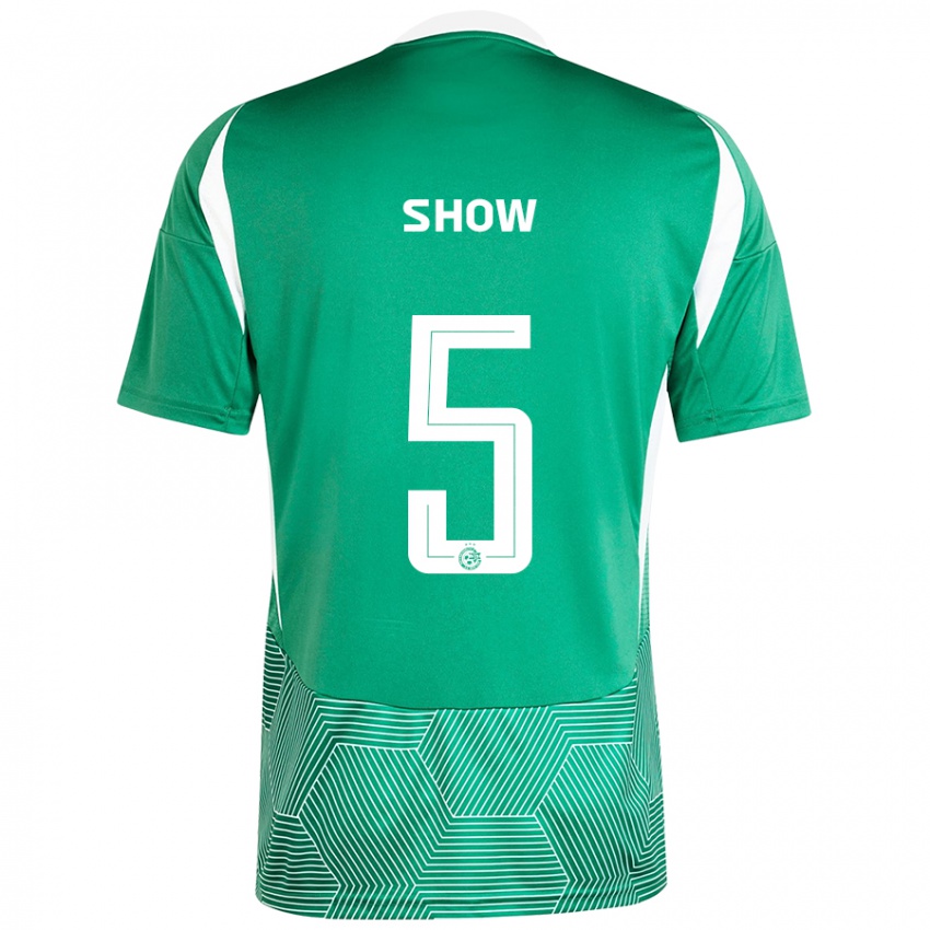 Hombre Camiseta Show #5 Verde Blanco 1ª Equipación 2024/25 La Camisa Argentina