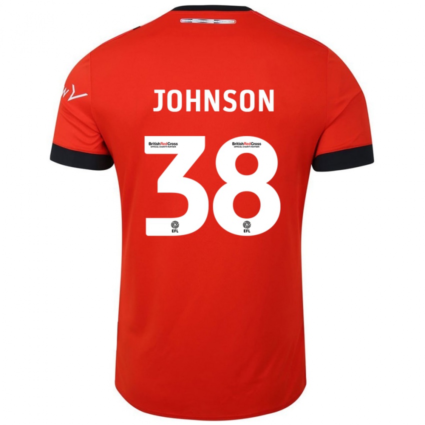 Hombre Camiseta Joe Johnson #38 Naranja Negro 1ª Equipación 2024/25 La Camisa Argentina