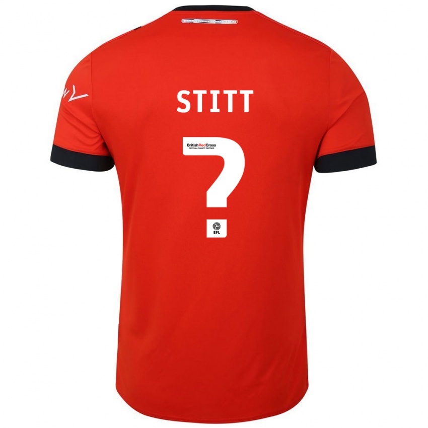 Hombre Camiseta Dylan Stitt #0 Naranja Negro 1ª Equipación 2024/25 La Camisa Argentina