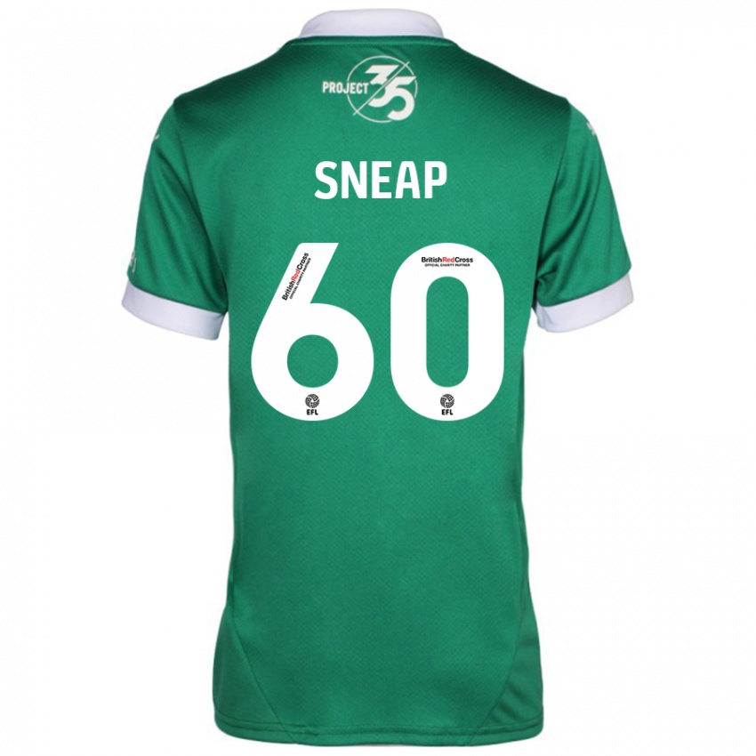 Hombre Camiseta Harley Sneap #60 Verde Blanco 1ª Equipación 2024/25 La Camisa Argentina