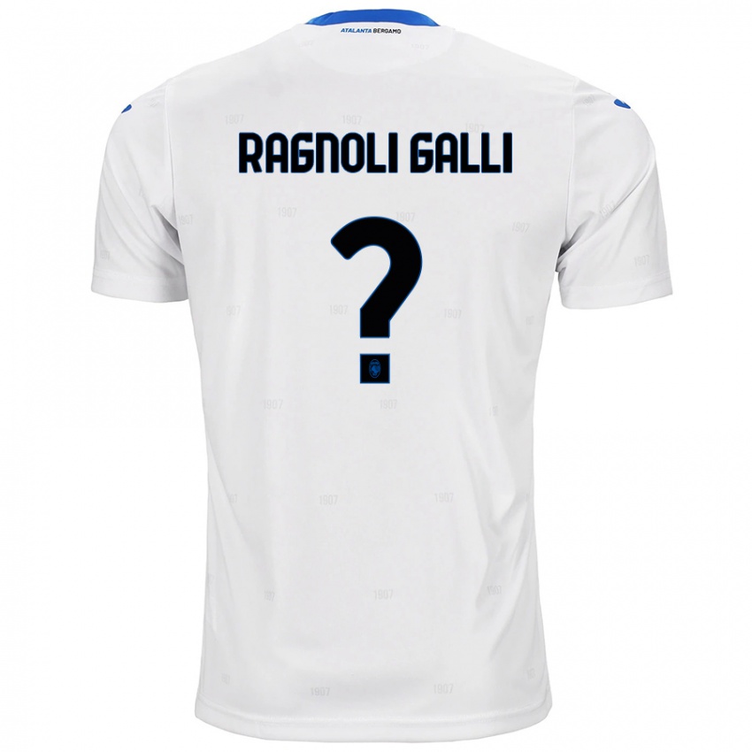 Hombre Camiseta Federico Ragnoli Galli #0 Blanco 2ª Equipación 2024/25 La Camisa Argentina