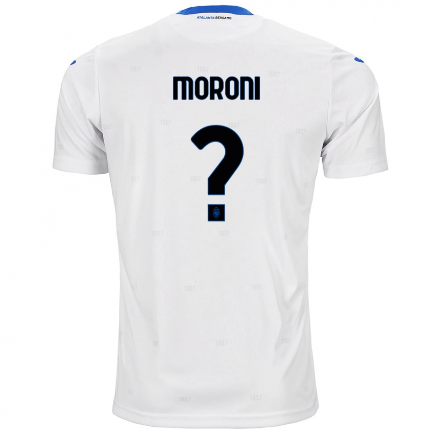 Hombre Camiseta Tommaso Moroni #0 Blanco 2ª Equipación 2024/25 La Camisa Argentina