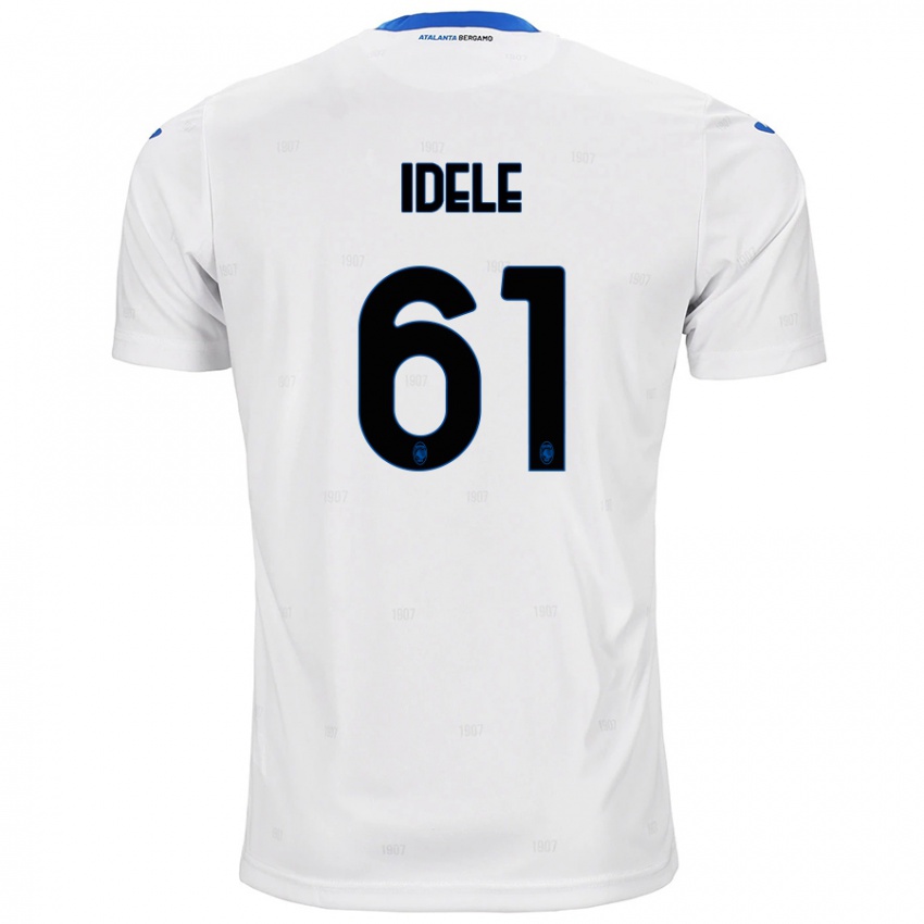 Hombre Camiseta Javison Idele #61 Blanco 2ª Equipación 2024/25 La Camisa Argentina