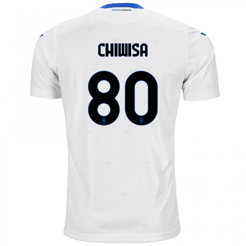 Hombre Camiseta Mannah Chiwisa #80 Blanco 2ª Equipación 2024/25 La Camisa Argentina