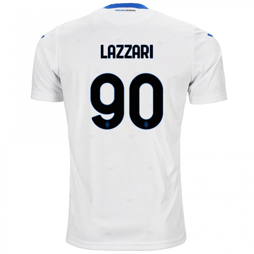 Hombre Camiseta Ilaria Lazzari #90 Blanco 2ª Equipación 2024/25 La Camisa Argentina