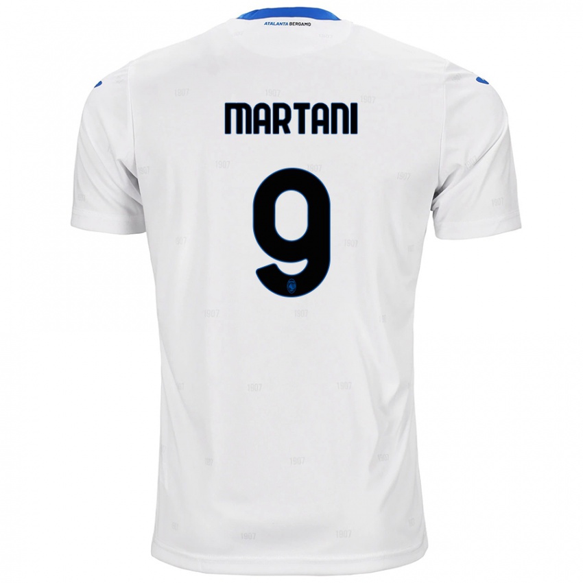 Hombre Camiseta Alice Martani #9 Blanco 2ª Equipación 2024/25 La Camisa Argentina