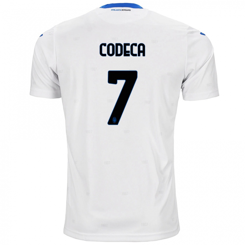 Hombre Camiseta Bianca Codeca #7 Blanco 2ª Equipación 2024/25 La Camisa Argentina