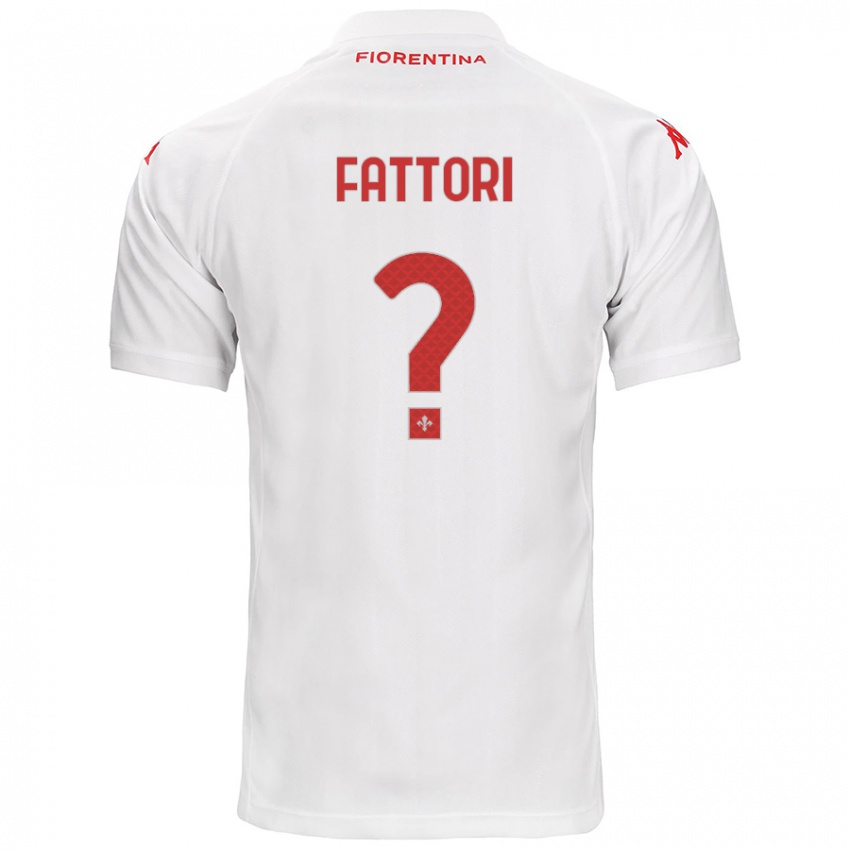 Hombre Camiseta Filippo Fattori #0 Blanco 2ª Equipación 2024/25 La Camisa Argentina