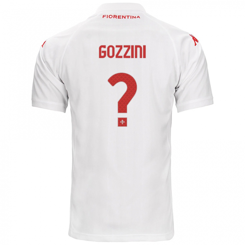 Hombre Camiseta Gozzini #0 Blanco 2ª Equipación 2024/25 La Camisa Argentina