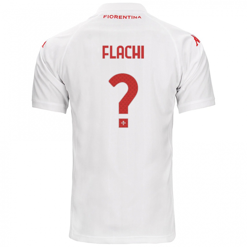 Hombre Camiseta Tommaso Flachi #0 Blanco 2ª Equipación 2024/25 La Camisa Argentina