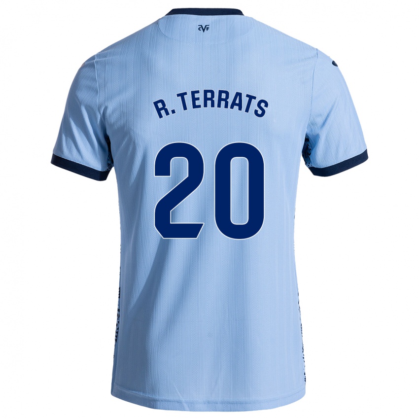 Hombre Camiseta Ramón Terrats #20 Azul Cielo 2ª Equipación 2024/25 La Camisa Argentina