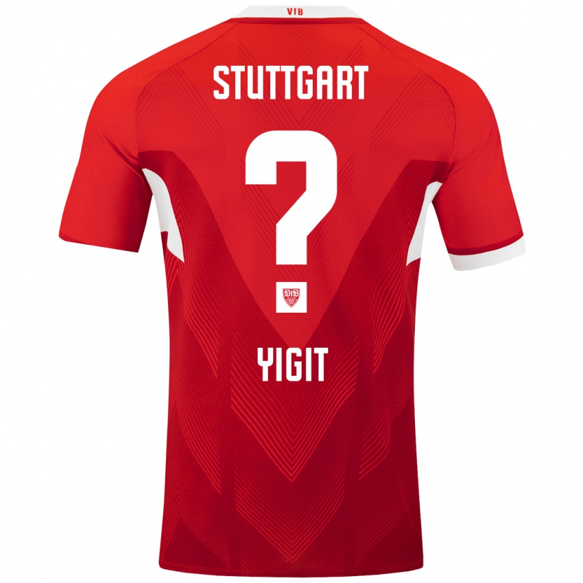 Hombre Camiseta Ertugrul Yigit #0 Rojo Blanco 2ª Equipación 2024/25 La Camisa Argentina