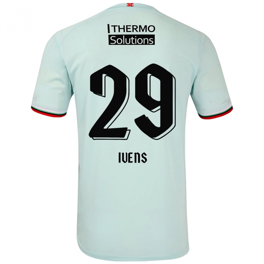 Hombre Camiseta Rose Ivens #29 Verde Claro 2ª Equipación 2024/25 La Camisa Argentina