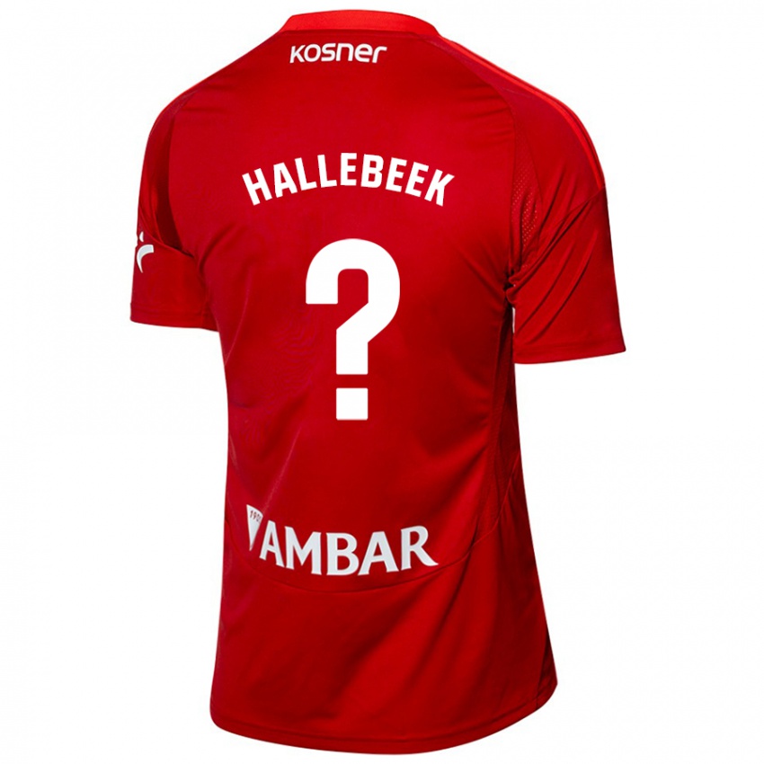 Hombre Camiseta Boaz Hallebeek #0 Blanco Azul 2ª Equipación 2024/25 La Camisa Argentina