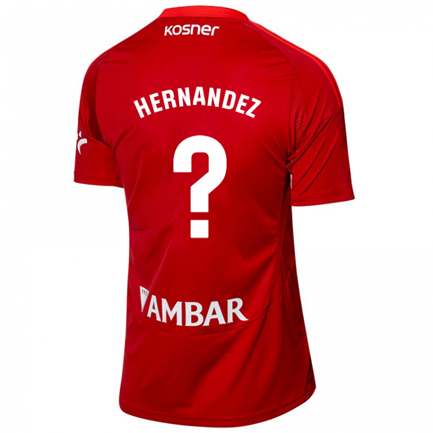 Hombre Camiseta Diego Hernández #0 Blanco Azul 2ª Equipación 2024/25 La Camisa Argentina