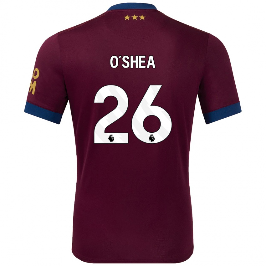 Hombre Camiseta Dara O'shea #26 Marrón 2ª Equipación 2024/25 La Camisa Argentina