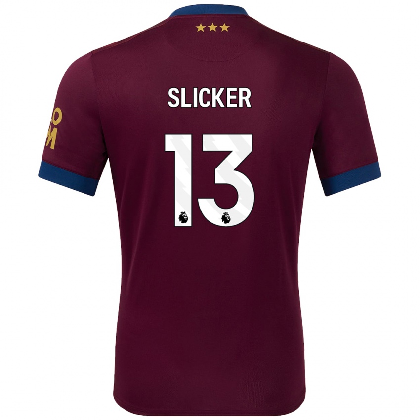 Hombre Camiseta Cieran Slicker #13 Marrón 2ª Equipación 2024/25 La Camisa Argentina