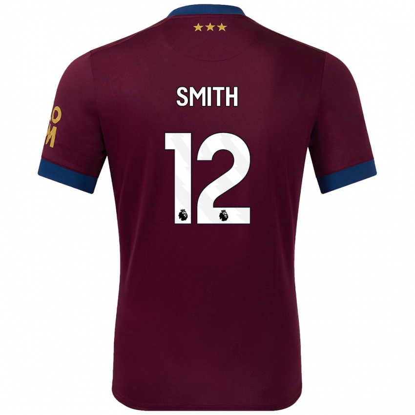 Hombre Camiseta Olivia Smith #12 Marrón 2ª Equipación 2024/25 La Camisa Argentina