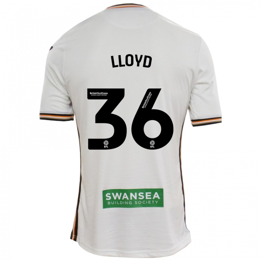 Niño Camiseta Ben Lloyd #36 Blanco 1ª Equipación 2024/25 La Camisa Argentina