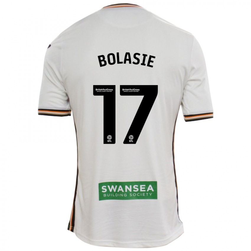 Niño Camiseta Yannick Bolasie #17 Blanco 1ª Equipación 2024/25 La Camisa Argentina