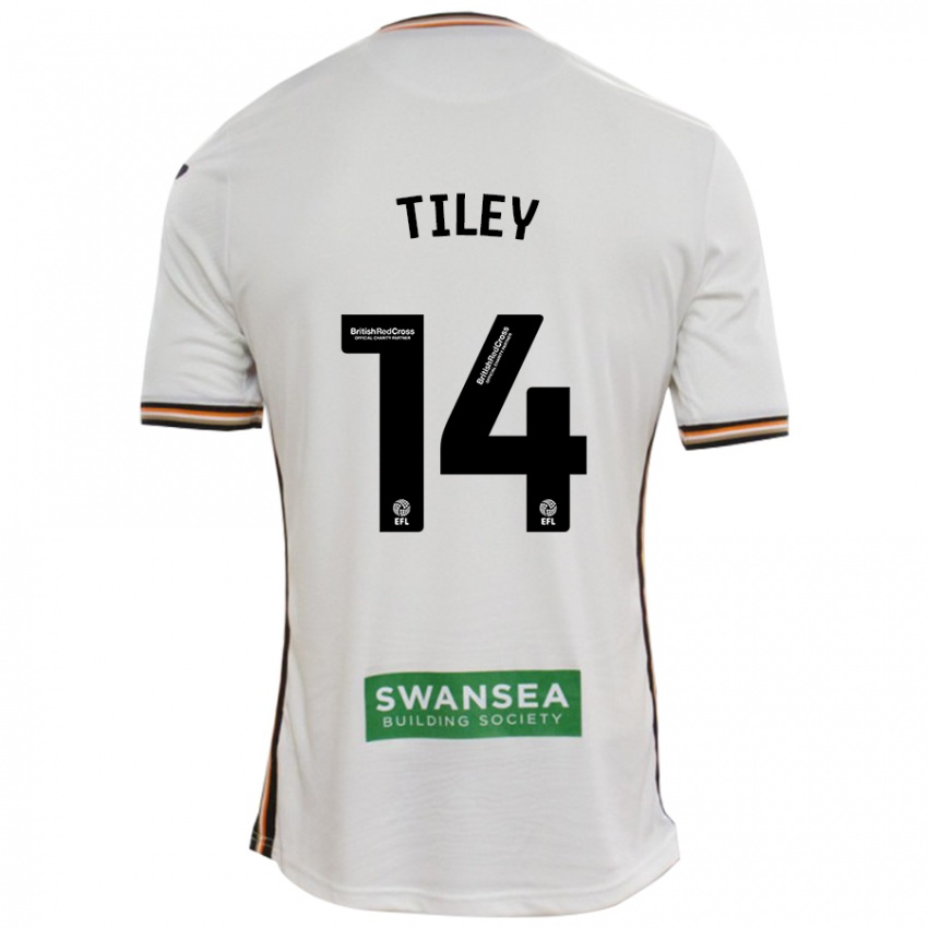 Niño Camiseta Chloe Tiley #14 Blanco 1ª Equipación 2024/25 La Camisa Argentina