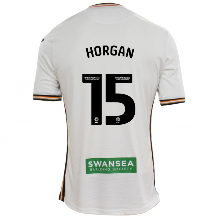 Niño Camiseta Gwenan Horgan #15 Blanco 1ª Equipación 2024/25 La Camisa Argentina