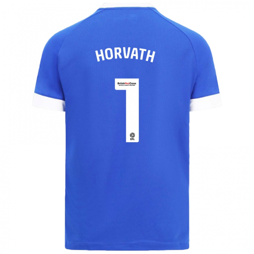 Niño Camiseta Ethan Horvath #1 Azul Cielo 1ª Equipación 2024/25 La Camisa Argentina