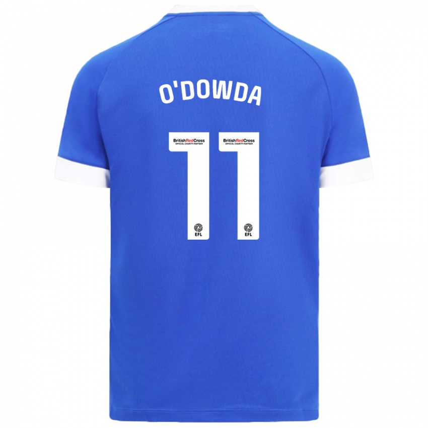 Niño Camiseta Callum O'dowda #11 Azul Cielo 1ª Equipación 2024/25 La Camisa Argentina