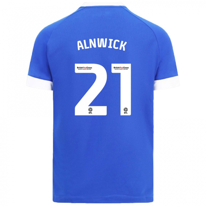 Niño Camiseta Jak Alnwick #21 Azul Cielo 1ª Equipación 2024/25 La Camisa Argentina