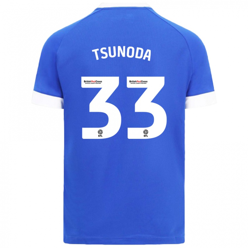 Niño Camiseta Ryotaro Tsunoda #33 Azul Cielo 1ª Equipación 2024/25 La Camisa Argentina