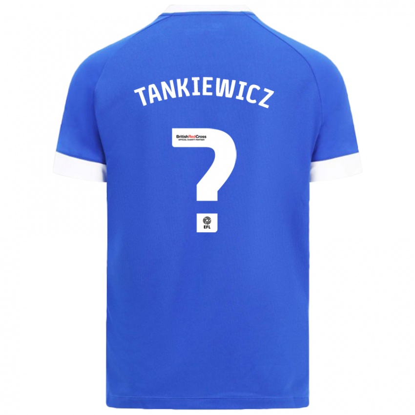 Niño Camiseta Rob Tankiewicz #0 Azul Cielo 1ª Equipación 2024/25 La Camisa Argentina