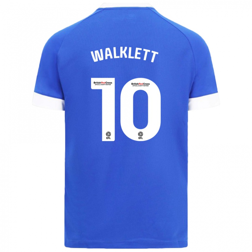 Niño Camiseta Kerry Walklett #10 Azul Cielo 1ª Equipación 2024/25 La Camisa Argentina