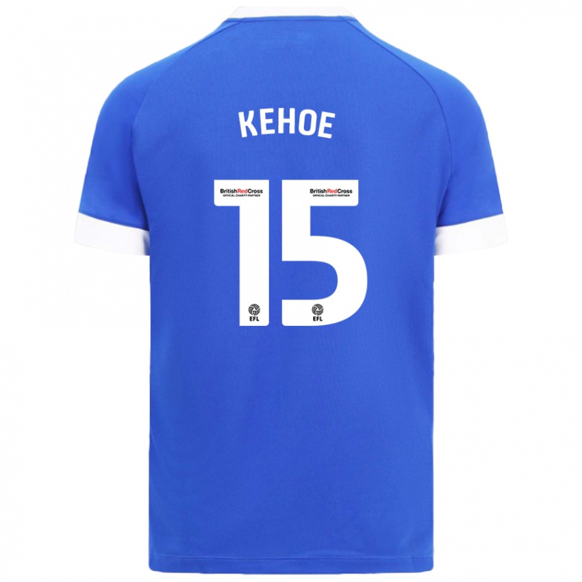 Niño Camiseta Molly Kehoe #15 Azul Cielo 1ª Equipación 2024/25 La Camisa Argentina