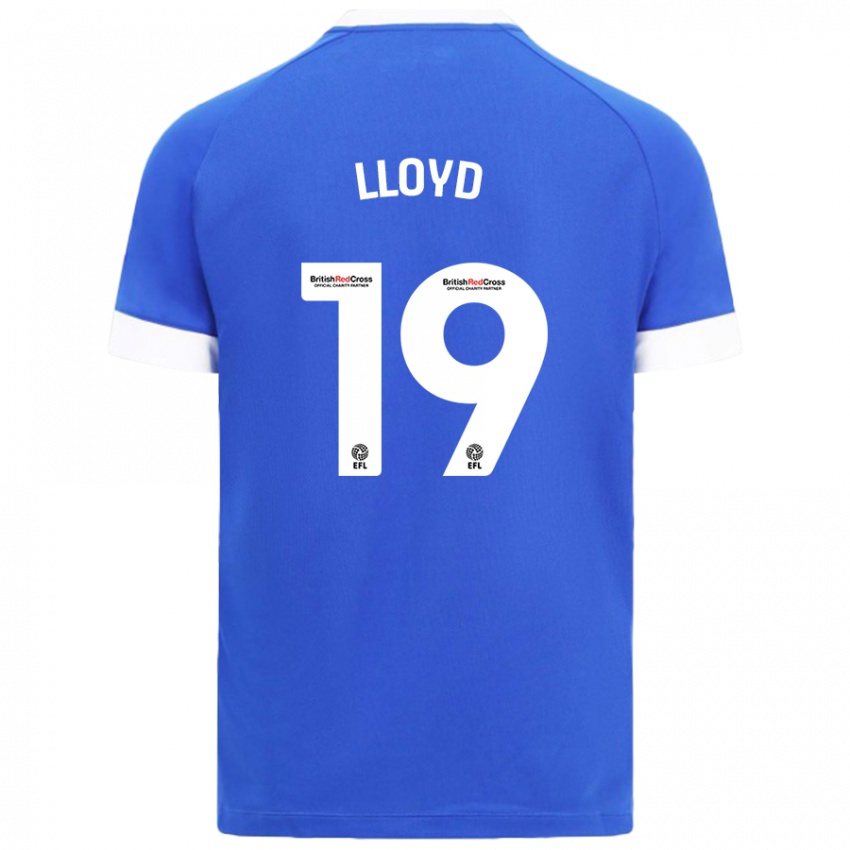 Niño Camiseta Madison Lloyd #19 Azul Cielo 1ª Equipación 2024/25 La Camisa Argentina