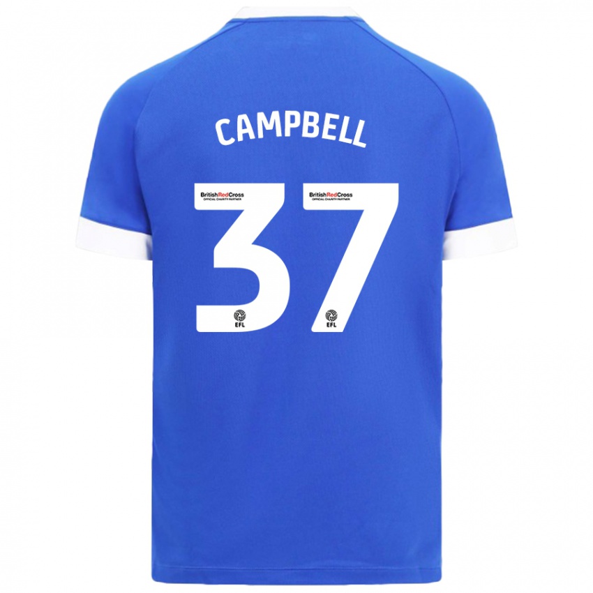 Niño Camiseta Vontae Daley-Campbell #37 Azul Cielo 1ª Equipación 2024/25 La Camisa Argentina