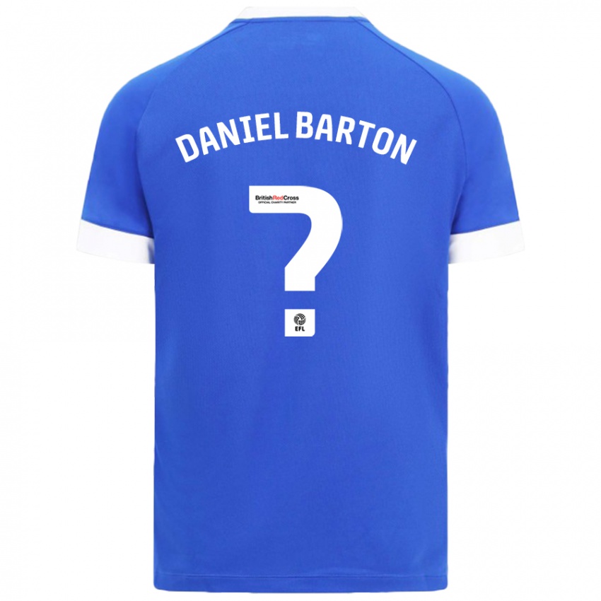 Niño Camiseta Daniel Barton #0 Azul Cielo 1ª Equipación 2024/25 La Camisa Argentina