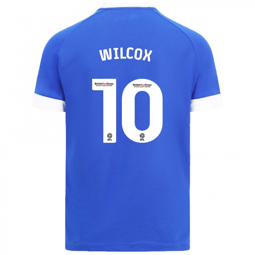 Niño Camiseta Danielle Wilcox #10 Azul Cielo 1ª Equipación 2024/25 La Camisa Argentina